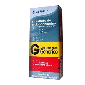 CLORIDRATO DE CICLOBENZAPRINA 10 MG X 15 COMPRIMIDOS