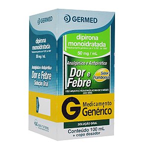 DIPIRONA 50 MG/ML X 100 ML - XAROPE