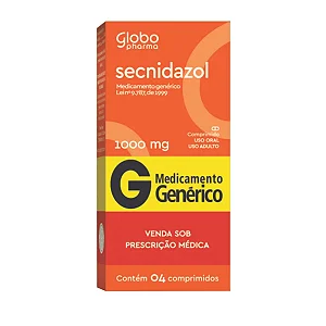 SECNIDAZOL 1000 MG X 4 COMP