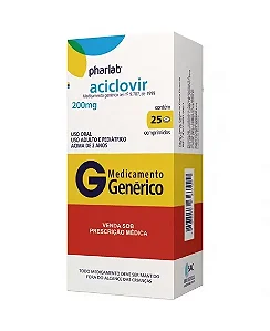 ACICLOVIR 200 MG X 25 COMPRIMIDOS