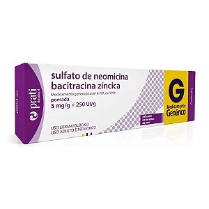 SULFATO DE NEOMICINA + BACTRACINA ZINCICA - 50G