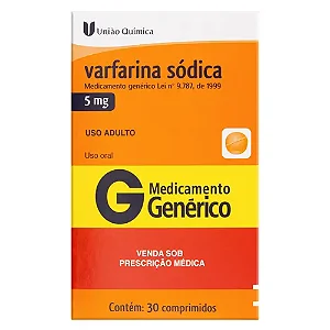 VARFARINA SODICA 5 MG X 30 COMPRIMIDOS