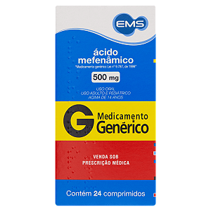 ACIDO MEFENAMICO 500 MG X 24 COMPRIMIDOS