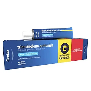 TRIANCINOLONA ACETONIDA - 1 MG/G X 10 G - POMADA BUCAL