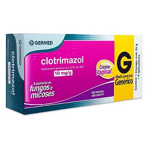 CLOTRIMAZOL 10MG/G - CREME VAGINAL - 35G + 6 APLICADOR