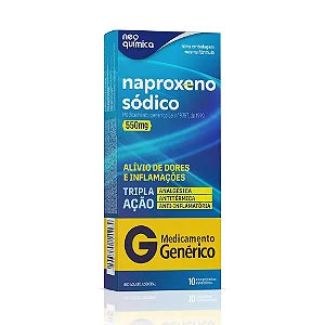 NAPROXENO 550 MG X 10 COMPRIMIDOS