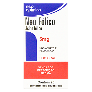 NEO FOLICO 5 MG X 20 COMPRIMIDOS