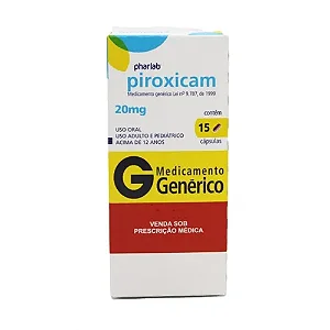 PIROXICAM 20 MG X 15 CAPSULAS GEL DURAS