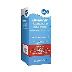 OTOMIXYN - GOTAS X 5 ML - SOLUÇAO OTOLOGICA