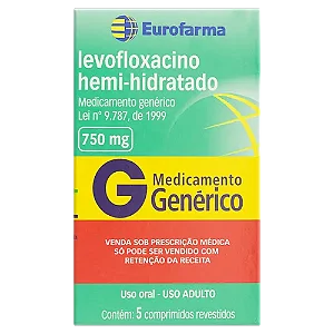 LEVOFLOXACINO 750 MG X 5 COMPRIMIDOS