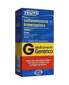 SULFAMETOXAZOL 400 MG + TRIMETROPRIMA 80 MG X 20 COMPRIMIDOS