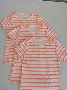 Blusa Canelada Estampada - Listrada