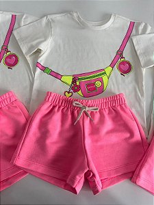 Conjunto Pochete Neon