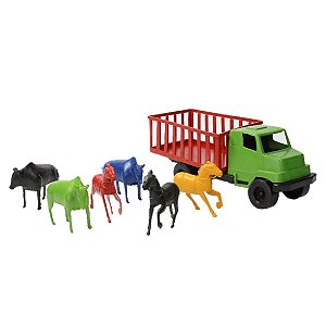 Caminhão De Brinquedo Grande Bi Trem Lona De Plástico - GL3 SHOP -  BRINQUEDOS