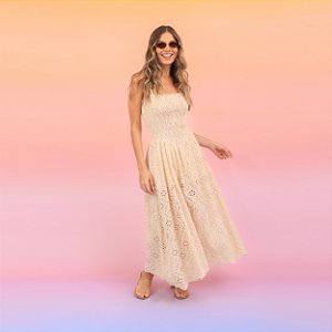 Vestido Sardenha Laise Macadâmia
