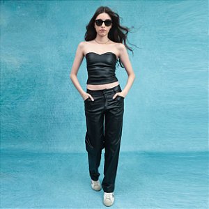 Calça Scarlett Metalizado Preto