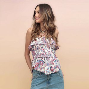 Top St Tropez Estampado