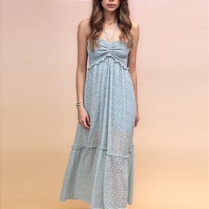 Vestido Mykonos Ggt sky