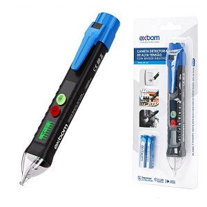 Canetadetector De Alta Tensão Profissional Ncv Triplo Alerta 12V A 1000V