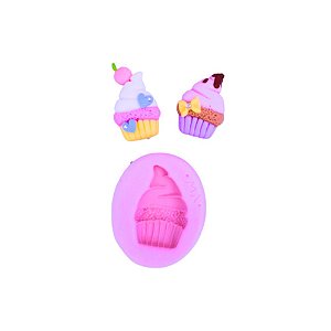 Aplique de Silicone - Cupcake I