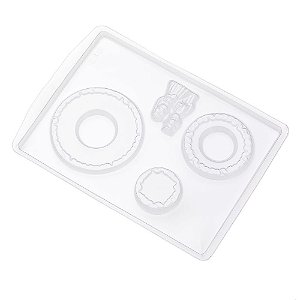 Forma PVC 290 - Bolo 3 Andares Noivos