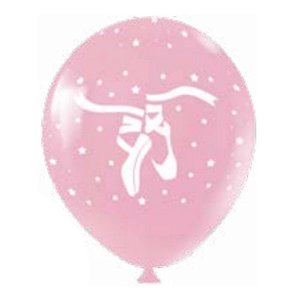 Balão 11" tema Bailarina c/25 und