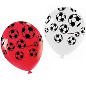 Balão Art-Latex Temático Futebol c/25