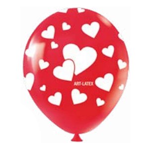 Balão Art-Latex Temático Love c/25
