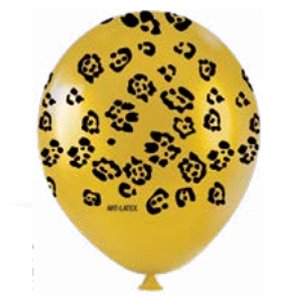 Balão Art-Latex Temático Onça c/25