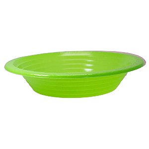 Prato Fundo 18CM Verde Claro 10 Unidades