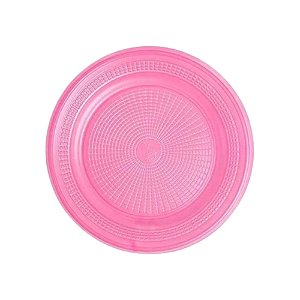 Prato Fundo Rosa 12cm Biodegradável c/10
