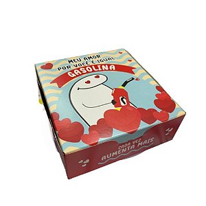 CD15 - Caixa para 9 doces 12X11X4cm Estampa gasolina