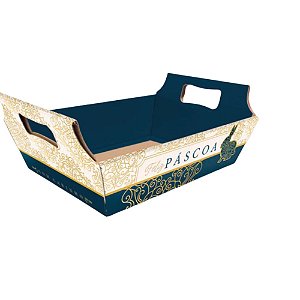 Cesto Estampa Elegance 23x16x7cm