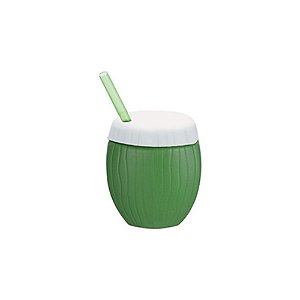 Copo Caçulinha com Canudo Coco Verde - 300ML