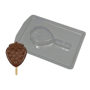 Forma Pvc Siliconada Morango Palito Ref 173
