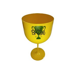 Taça Gin 500ML Amarelo Trofeu