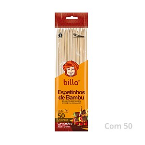Espeto de Bambu c/50 Billa