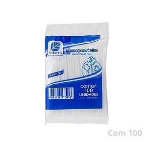 Palito P/pirulito Plastico Theoto C/100