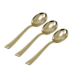 Colher Refeição Linha Gold Premium - 8und