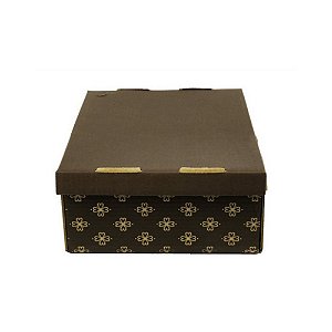 Caixa 26x26x12 Impresso Marrom