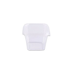 Pote Quadrado com Tampa 250ML c/20