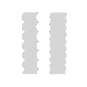 Kit E-f Espatula Decorativa Solrac C/2 23x6,5cm