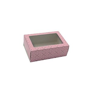 Caixa Ideia Gaveta C/visor (6 Doces) Rosa