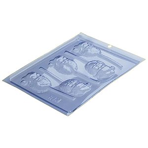 Forma PVC Pirulito Rosto Papai Noel - 603