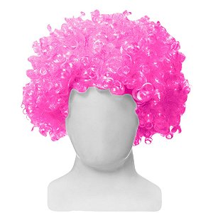 Peruca Black Power Pink