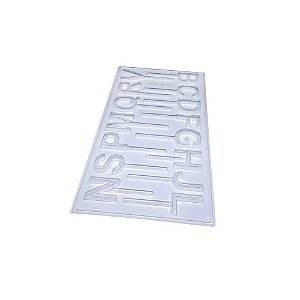 Forma PVC Pirulito Grande Alfabeto 2 - REF 9925