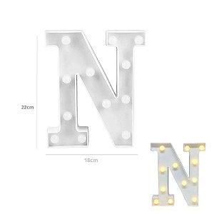 Luminária Decorativa Letra N