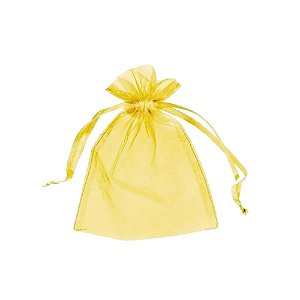 Saquinho de Organza Dourado 9x12cm