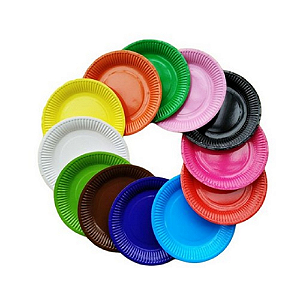 Prato Raso 15cm Biodegradável c/10