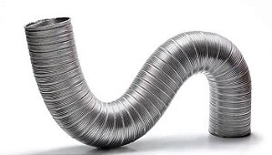 Duto Flexível corrugado alumínio 1,5x130mm